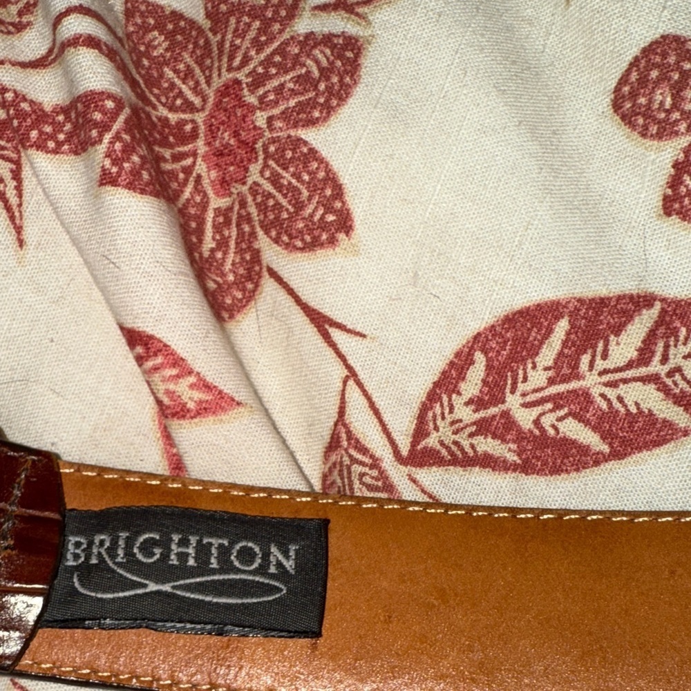 Brighton Rich Brown Leather Belt - Picture 2 of 3